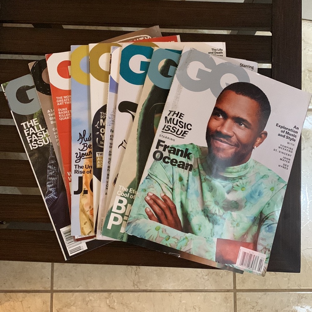 GQ Premium Celebrity Magazine Bundle